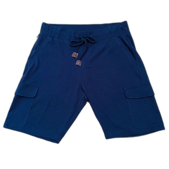 Left Coast Tee NWT $145 Men's L Big Sur Navy 5 Pocket Navy Chino Shorts Stretch - Picture 1 of 6